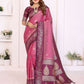 Aastha Fashion Magenta South Soft Silk Zari Weaving Saree