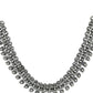 NVR Women Silver-Plated Oxidised Necklace | Swadesiicart