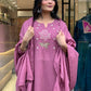 The52 Peach Women's Gorgeous Embroidered Cotton Fabric Straight Kurta Pant with Dupatta Set - Swadesiicart