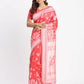 Shree Shyam Fashion Linen Cotton Sky Blue Saree