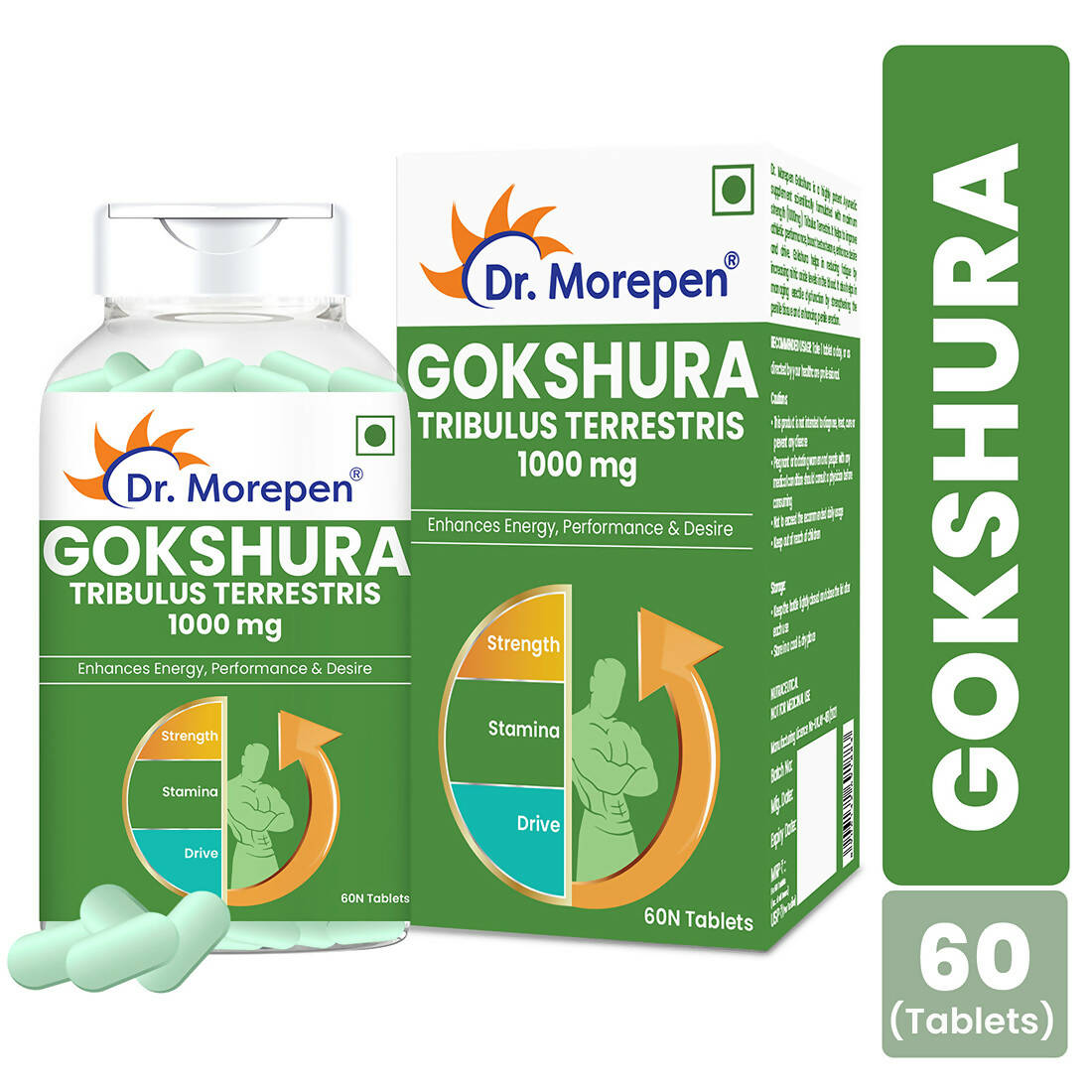 Dr. Morepen Gokshura & Multivitamin Men Tablets Combo - Swadesiicart