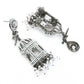 Mominos Fashion Johar Kamal Silver Color Bird Nest Earrings With Pearls - Swadesiicart