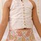 Lil Drama Mishti Off White Top and Pant Set For Girls | Swadesiicart