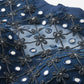 House of Panchhi Navy Blue Net Semi Stitched Coding, Sequins and Mirror work Lehenga Choli | Swadesiicart