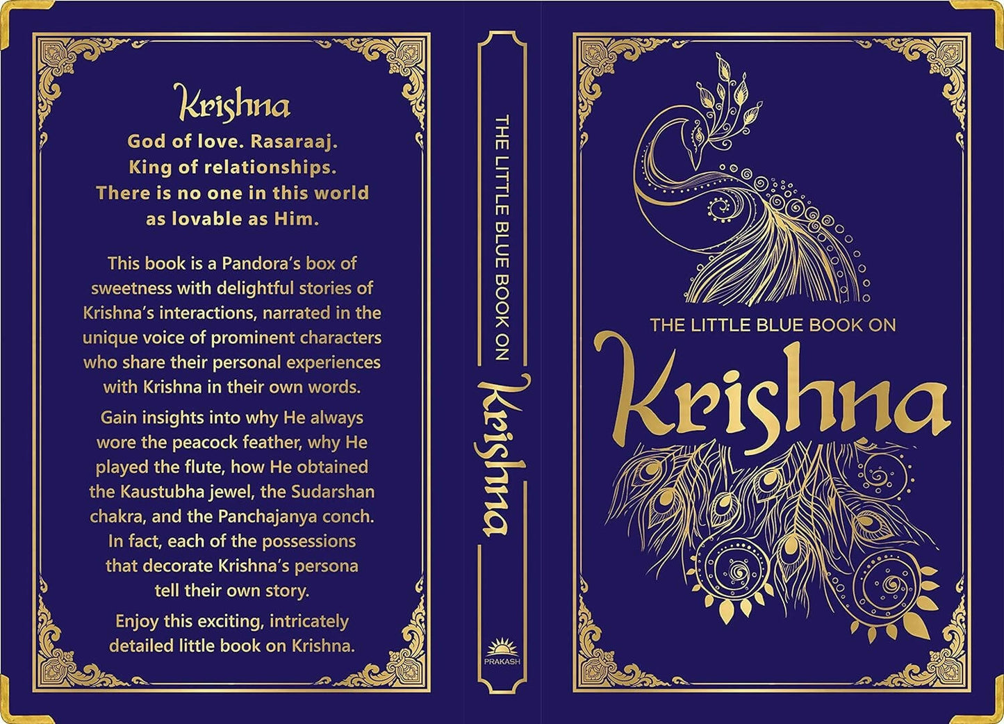The Little Blue Book on Krishna by Shubha Vilas | Swadesiicart