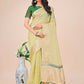 Shree Shyam Fashion Florance Light Green Organza Saree