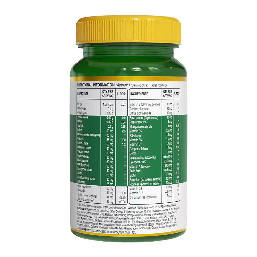 Pure Nutrition Multivitamin For Women Veg Tablets | Swadesiicart
