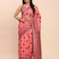 Shree Shyam Fashion Linen Cotton Peach Saree