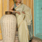 Shree Shyam Fashion Green Linen Saree