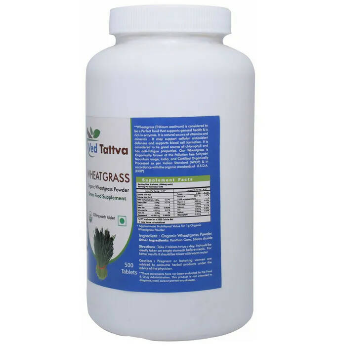 Ved Tattva Wheatgrass Tablets | Swadesiicart