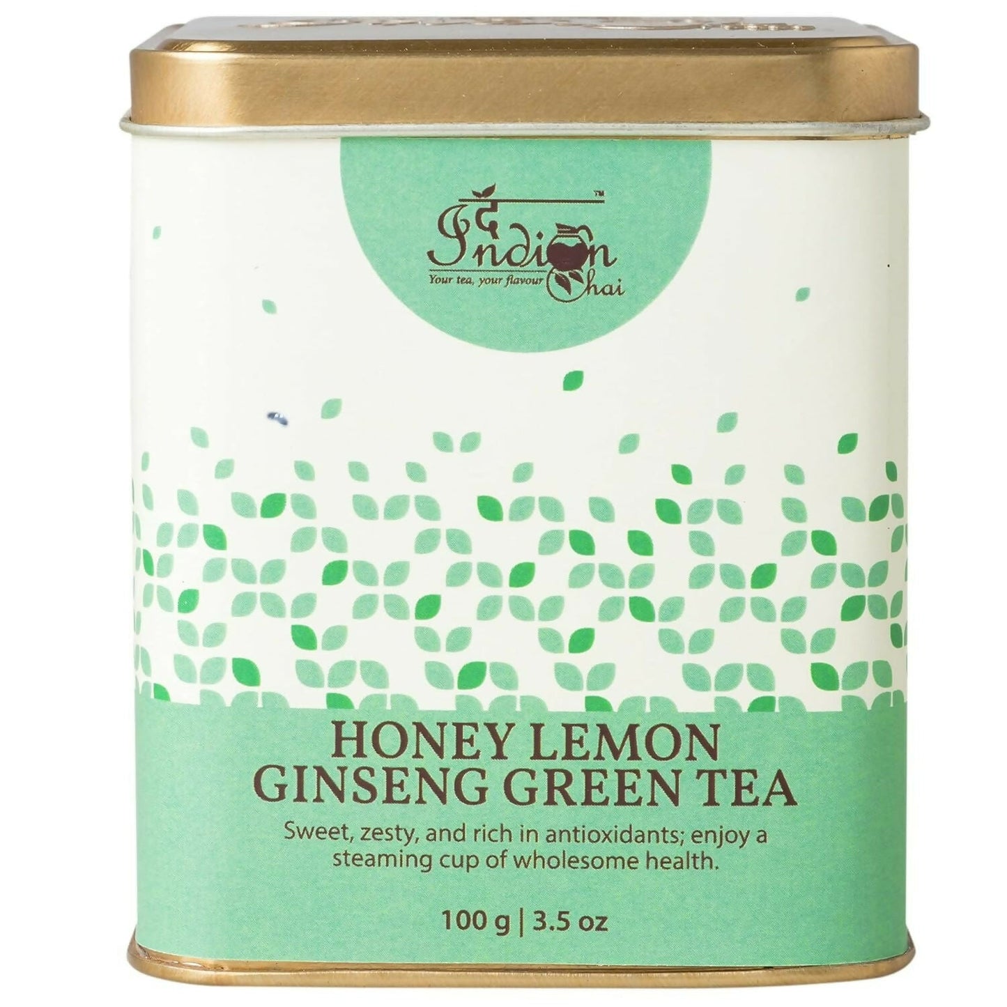 The Indian Chai - Honey Lemon Ginseng Green Tea | Swadesiicart