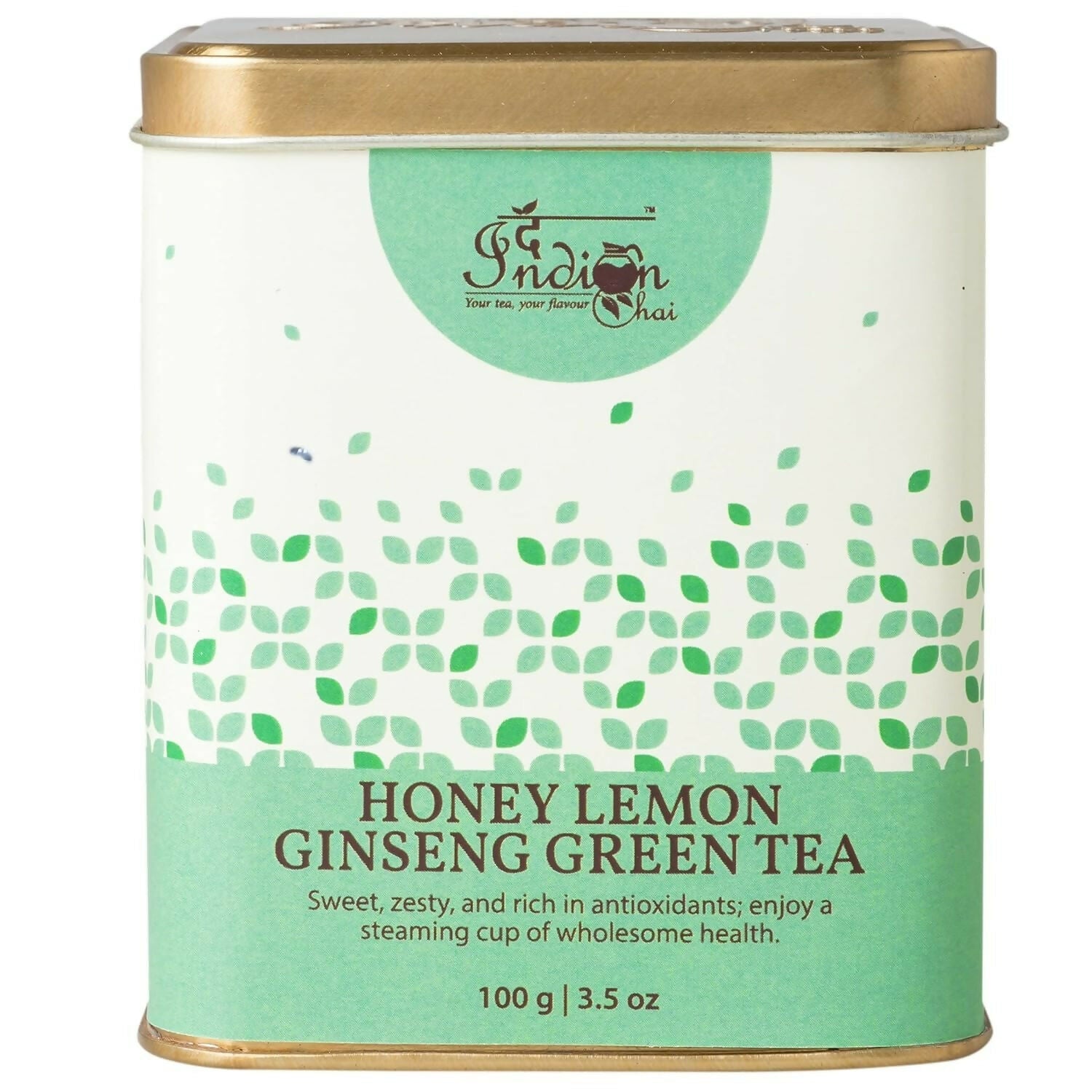 The Indian Chai - Honey Lemon Ginseng Green Tea | Swadesiicart
