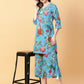 Joban Fashion Black Cotton Printed & Hand Work Co-ord Set - Swadesiicart