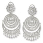 Diamond Chand Earrings- Ruby Raang | Swadesiicart
