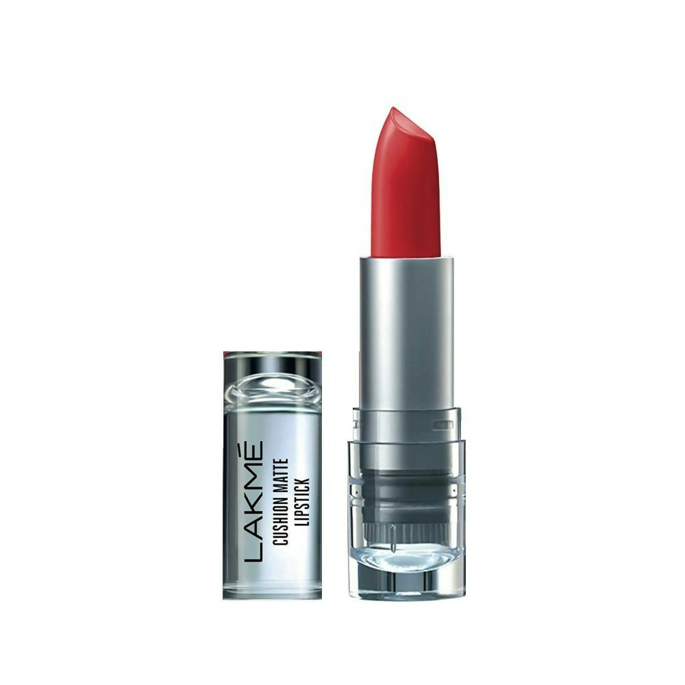 Lakme Cushion Matte Lipstick - Brown Buzz - Swadesiicart