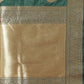 Lorenvalley Fashion Green Soft Silk Woven Design Gold Zari Weaving Saree - Swadesiicart