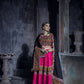 AI Fashion Pink Art Silk Designer Navratri Lehenga Choli Collection