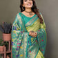 Aastha Fashion Pista Tissue Silk Paithani Woven Saree