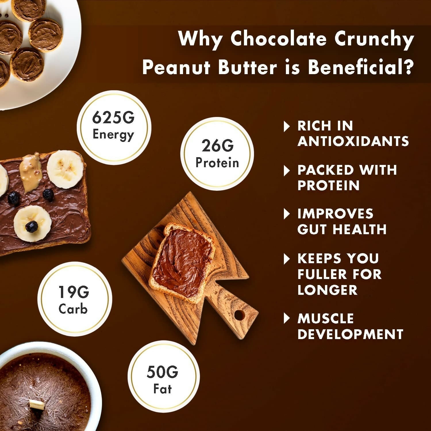 Sorich Organics Peanut Butter Chocolate Flavour Crunchy - Swadesiicart