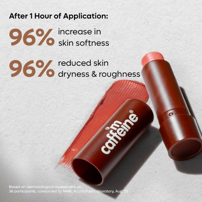 mCaffeine Choco Lip Balm With Berries - Swadesiicart