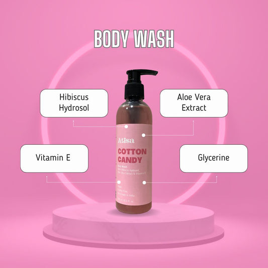 Atisa Cotton Candy Body Wash | Swadesiicart