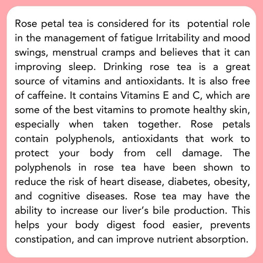 Satvi Wellness Rose petal flower Tea | Rose petal tea | Rose flower drink mix - Swadesiicart