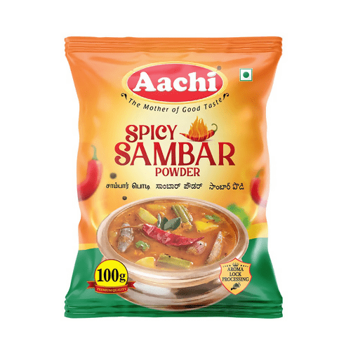 Aachi Spicy Sambar Powder - Swadesiicart