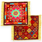 Glun 24 * 24 Inch Velvet Multipurpose Square Carpet Or Mat For Pooja Aasan, Sitting, Meditation 2 Piece Pack | Swadesiicart