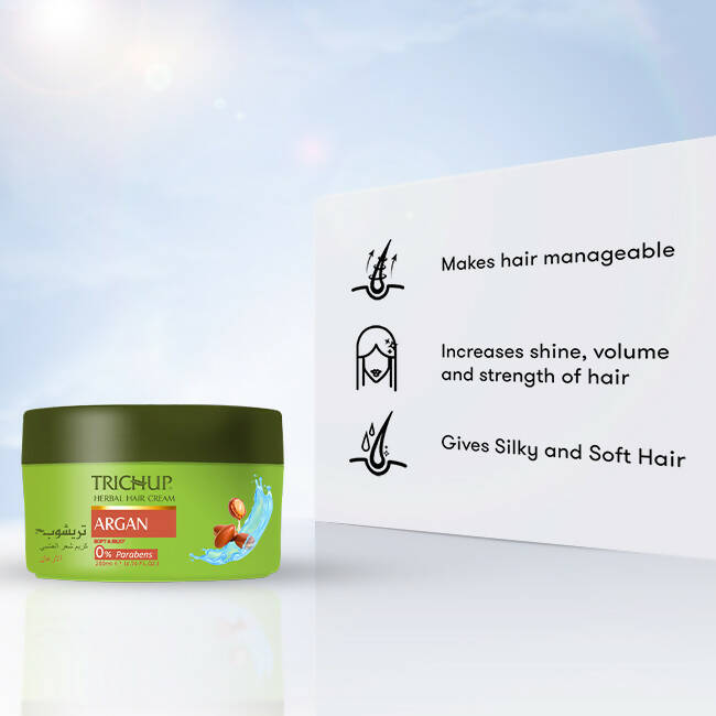 Vasu Healthcare Trichup Argan Herbal Hair Cream - Limited Time Offer - Swadesiicart