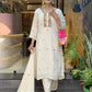 The52 Off White Women's Gorgeous Chinon Fabric Embroidered Work Straight Kurta Pant and Dupatta Set - Swadesiicart