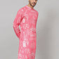 Botanical Architecture Traditional Printed Silk Kurta by Hilo Design