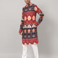 Blossom Print Cotton Kurta by Hilo Design
