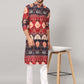 Blossom Print Cotton Kurta by Hilo Design