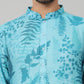 Breezy Leaves Print Cotton Kurta by Hilo Design