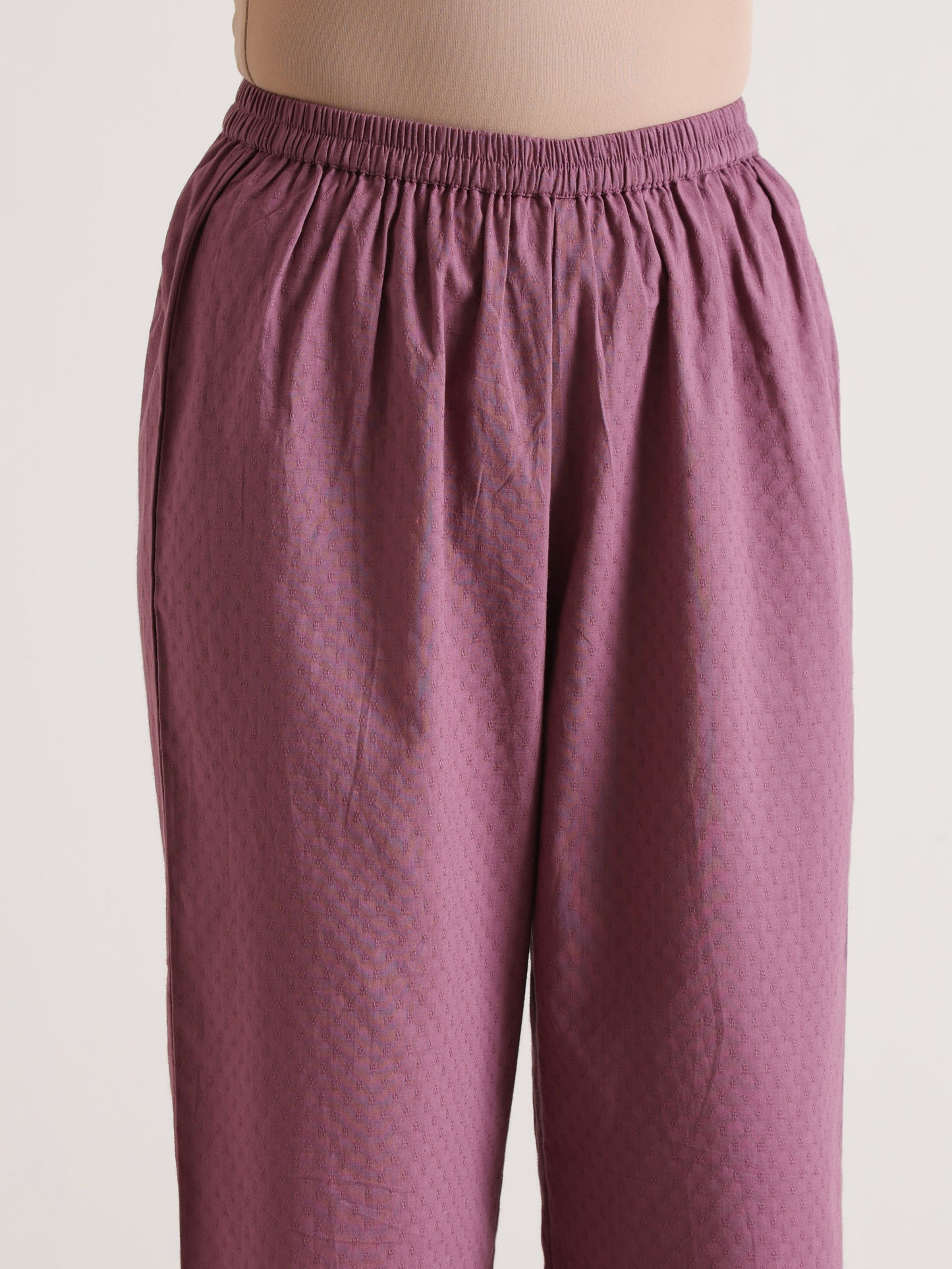 trueBrowns Orchid Panelled Co-ord Set - Swadesiicart