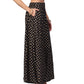 Juniper Women Black Rayon Printed Flared Palazzo | Swadesiicart