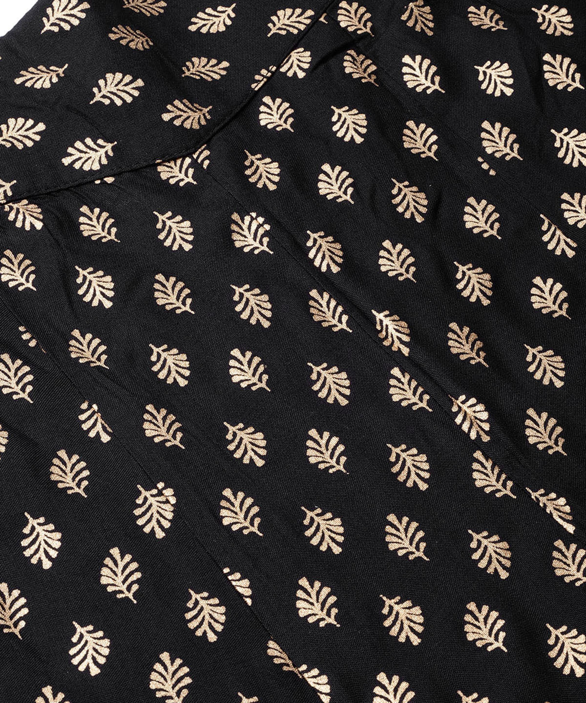 Juniper Women Black Rayon Printed Flared Palazzo | Swadesiicart