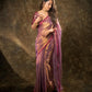 Lorenvalley Fashion Attractive Purple Fendy Silk Saree With Jacquard Weaving Blouse - Swadesiicart