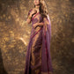 Lorenvalley Fashion Attractive Purple Fendy Silk Saree With Jacquard Weaving Blouse - Swadesiicart