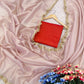 Lorenvalley Fashion Attractive Peach Crush Tissue Silk Saree With Jacquard Weaving Blouse - Swadesiicart