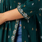 Kalini Ethnic Motifs Printed Mirror Work Kurta - Swadesiicart