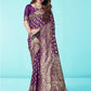 Kalini Ethnic Motifs Woven Design Zari Art Silk Banarasi Saree | Swadesiicart