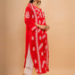 HOUSE OF KARI Cotton Floral Embroidered Chikankari Kurta | Swadesiicart