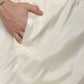 Sethukrishna Men Cream Solid With Angavastram | Swadesiicart