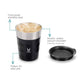 Vaya Popcup Insulated Coffee Mug Tumbler With Lid - 250 ml (Black) | Swadesiicart