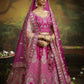 House of Panchhi Pink Pure Silk Moti & Zarkan heavy embroidery Lehenga choli & Dupatta | Swadesiicart