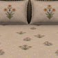 SPACES Pink & Green Ethnic Motifs Cotton 210 TC King Bedsheet With 2 Pillow Covers - Swadesiicart