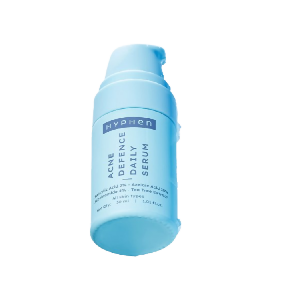Hyphen By Kriti Sanon Acne Defence Daily Serum With 2% Salicylic Acid Treats Active Acne Prevents Breakouts | Swadesiicart