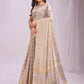 Shree Shyam Fashion Organza Cream Saree