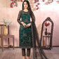 Anaita Green Embroidered Net Salwar Suit
